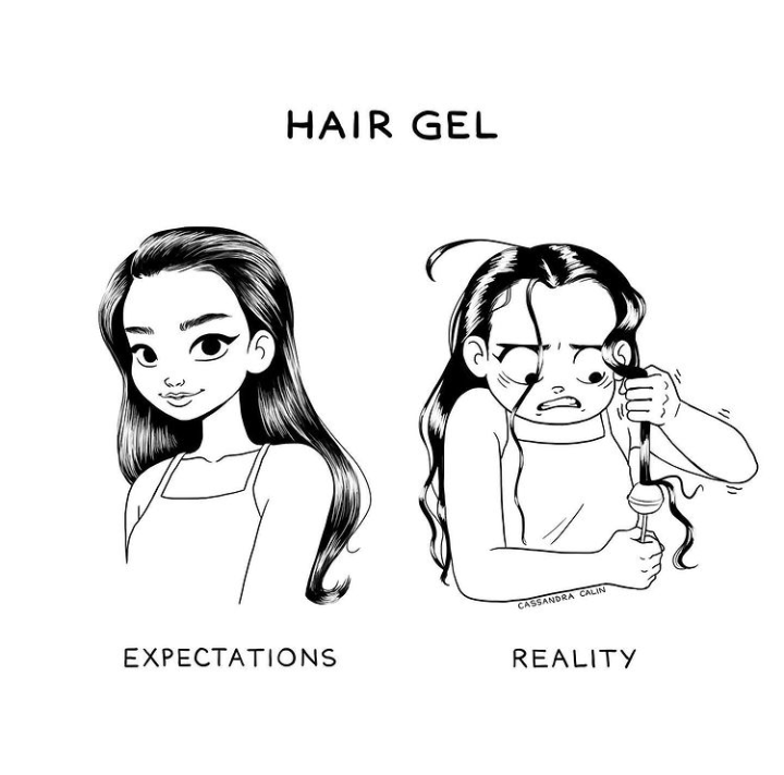 7-illustrations-showing-reality-of-having-long-hair-hair-gel