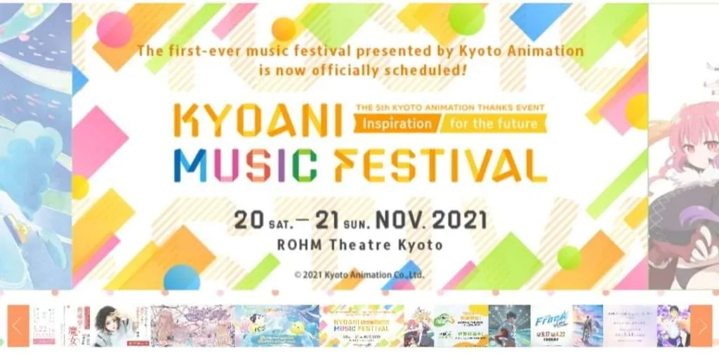Kyoto Animation Announces Winter Music Festival as a Show of