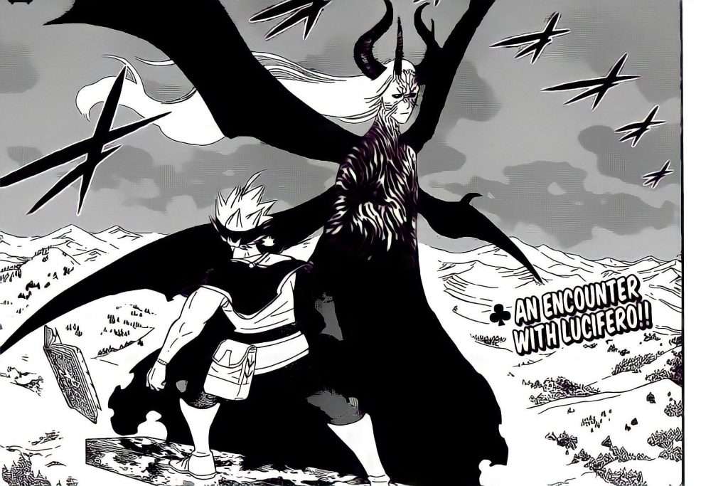 Black Clover chapter 322: Asta and Lucifero