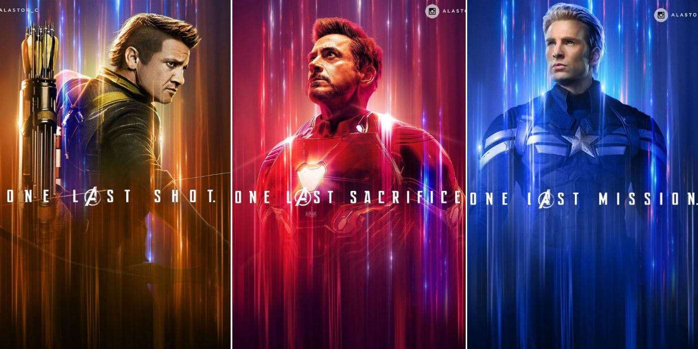 Avengers Endgame Fan Character Posters
