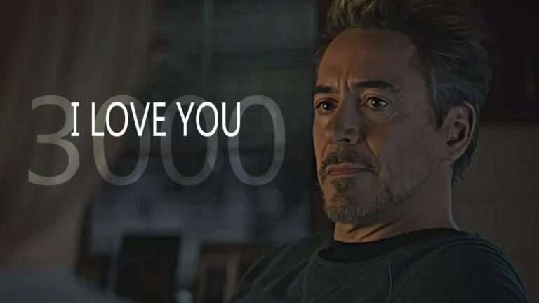 Tony’s Last Message in Avengers: Endgame: Love You 3000.
