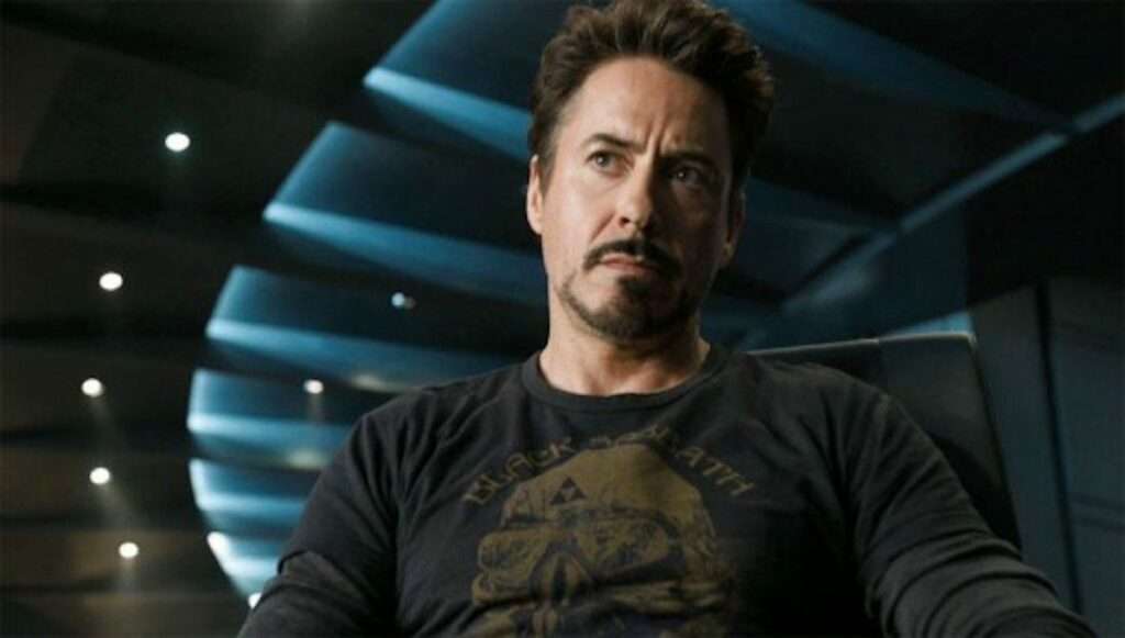Robert Downey jr as Tony Stark