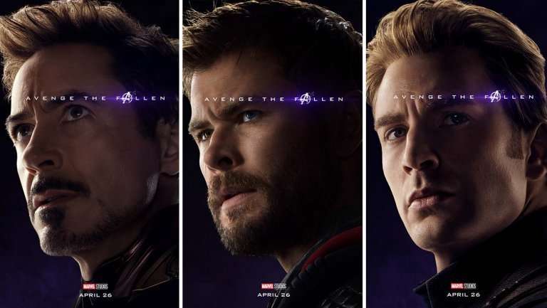 marvel avengers endgame posters iron man thor captain america split h 2019 1