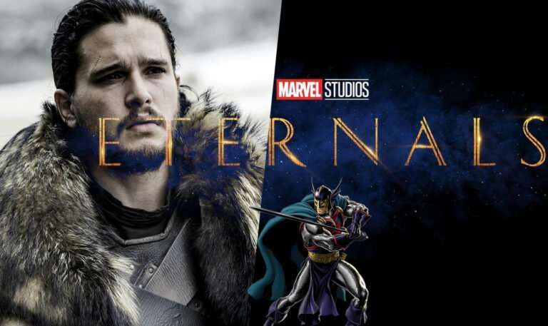 Makers of The Eternals Cast Kit Harrington And Gemma Chan As Black Knight And Sersi