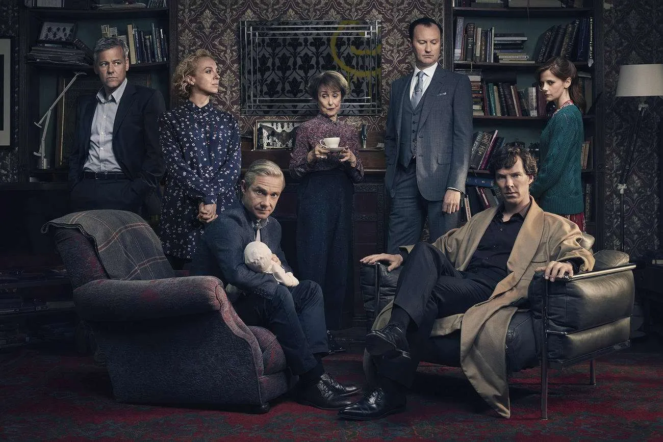 A picture of sherlock Holmes season 5