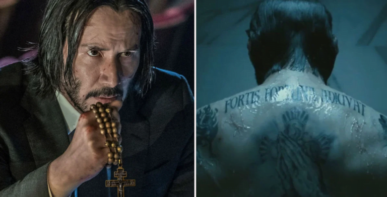 John Wick’s Tattoos Meanings to symbols  Everything You Need To Know