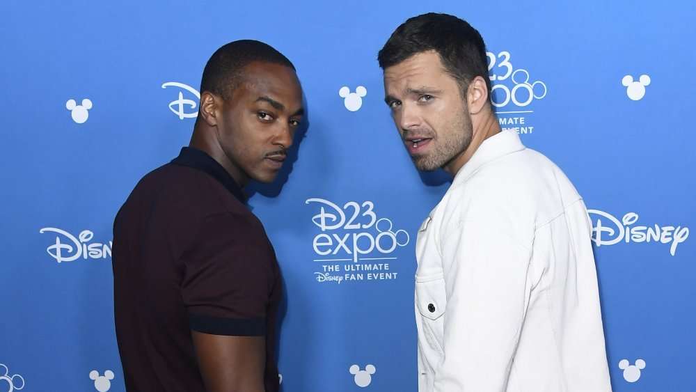 A picture of anthony mackie and sebastian Stan