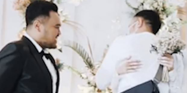 Bride Hugs Her Ex-Lover One Last Time At Her Wedding