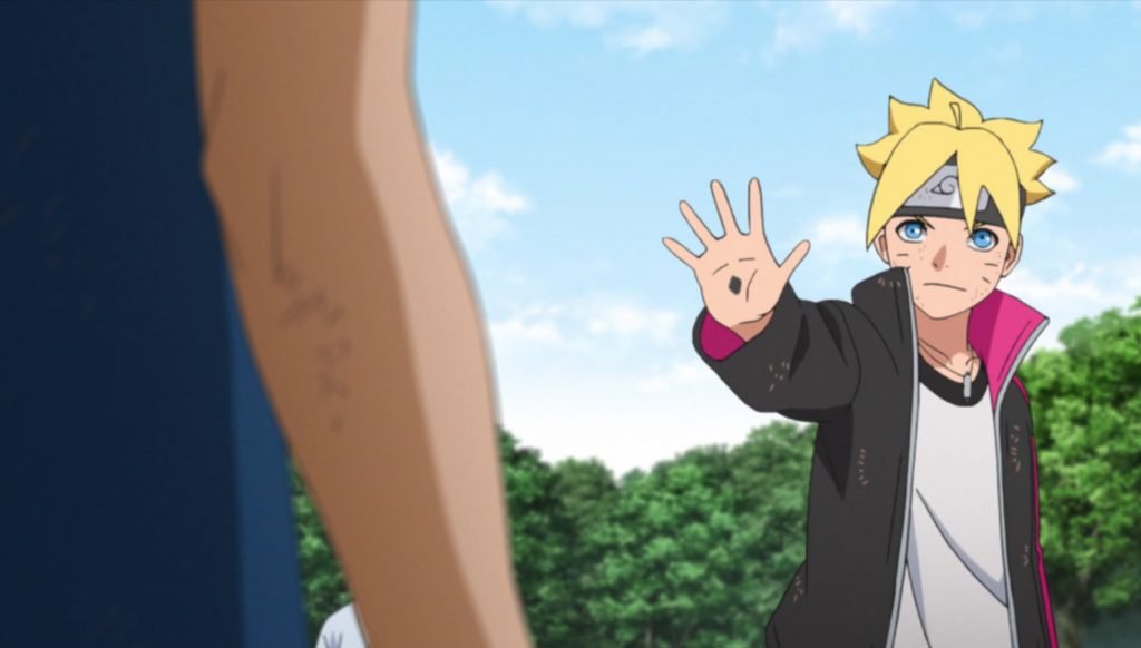 boruto-showing-karma-to-kawaki.png