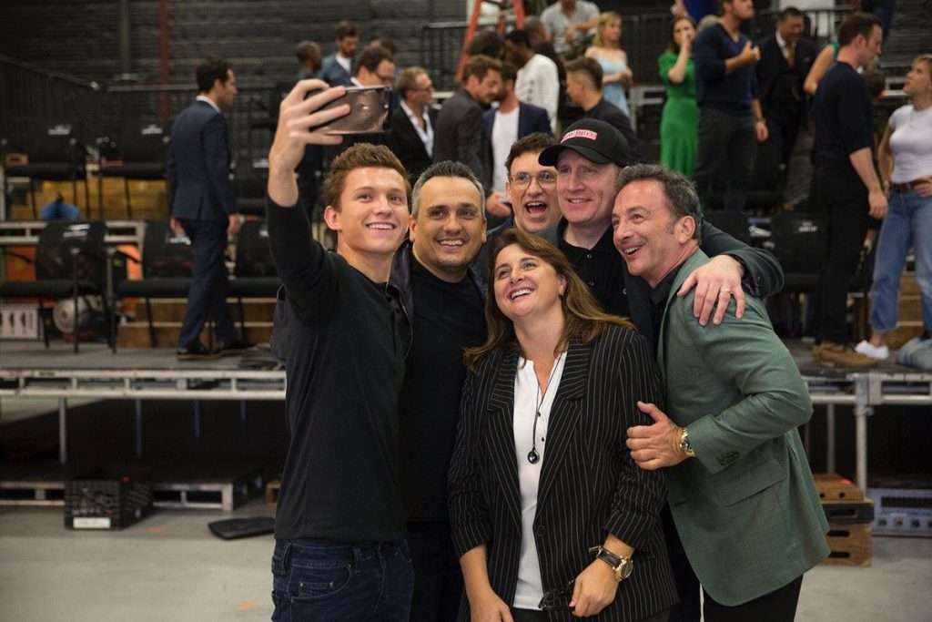 Tom holland With Russo Brothers