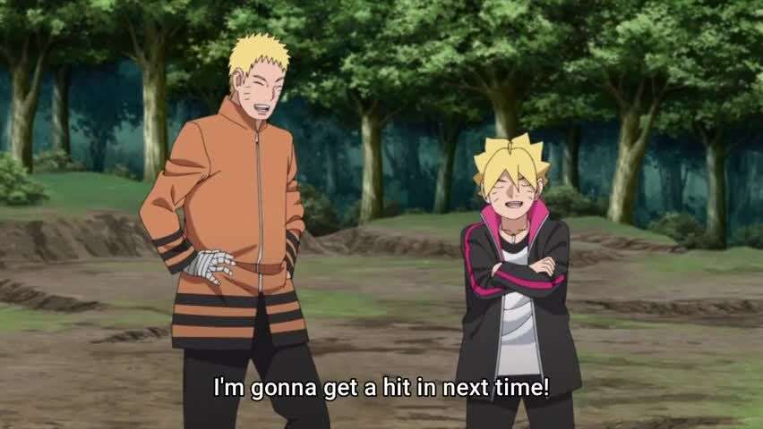 Boruto Challenges Naruto