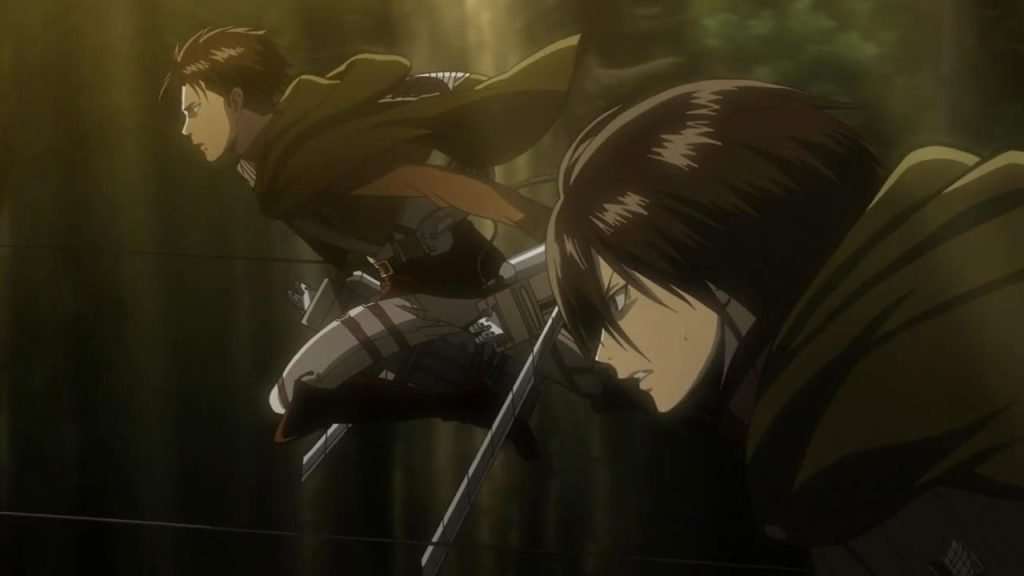 Attack-on-Titan Mikasa x Levi