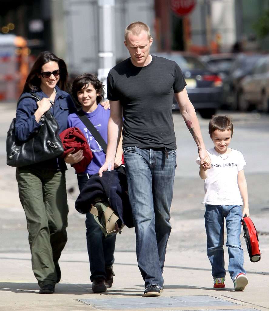 Paul Bettany and family