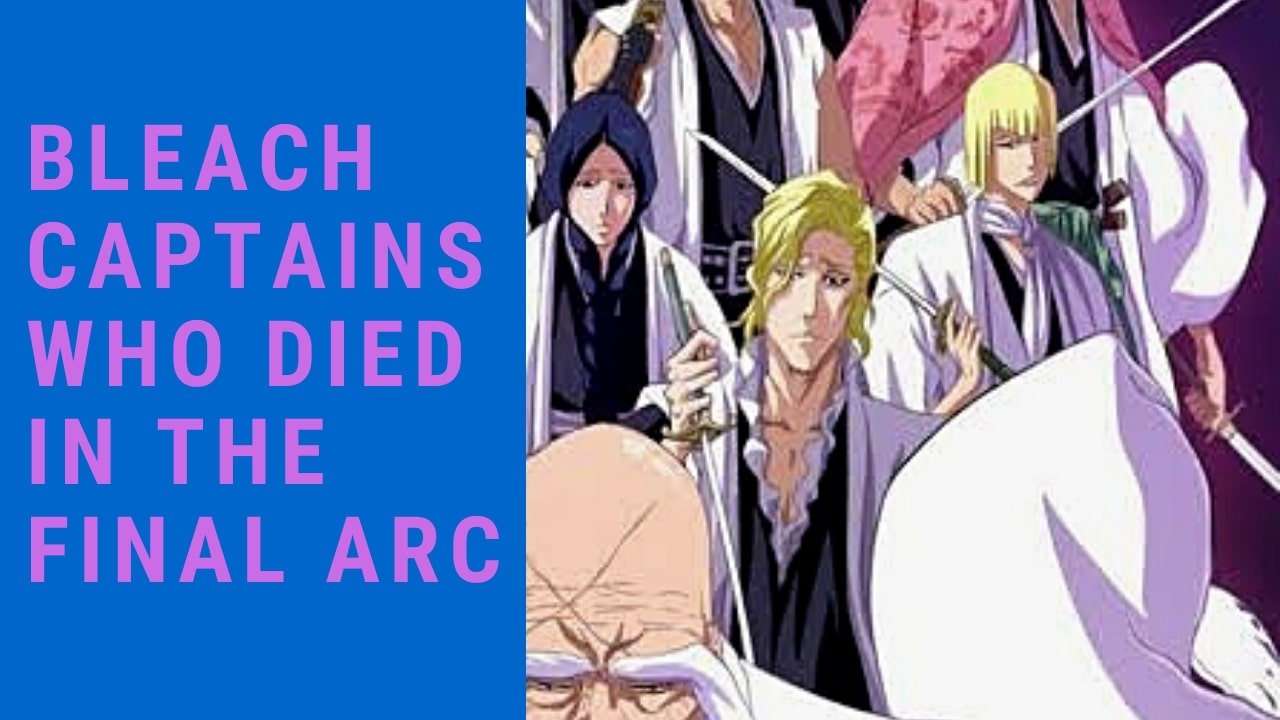 Bleach Captains Who Died in the Quincy Invasion