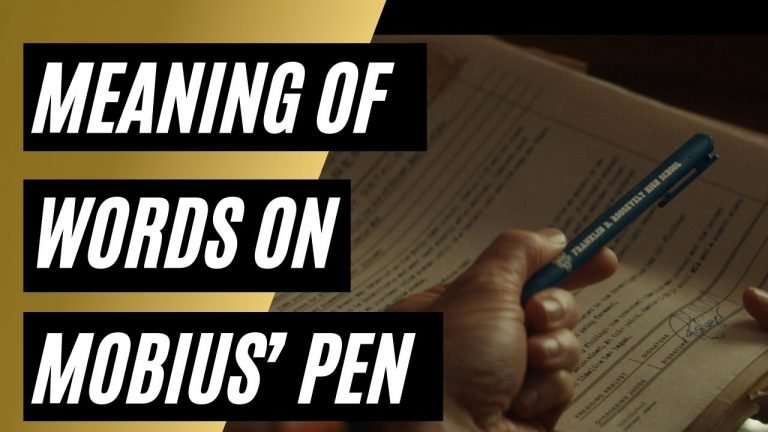 What Does “Franklin D Roosevelt High School” On Mobius’ Pen Mean?