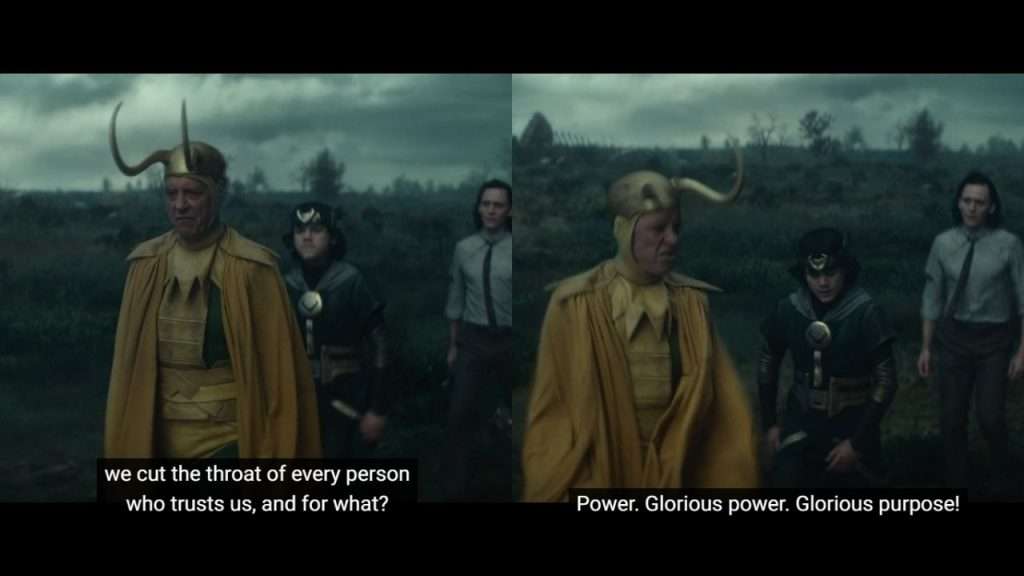 Classic Loki talking about how all Lokis are broken