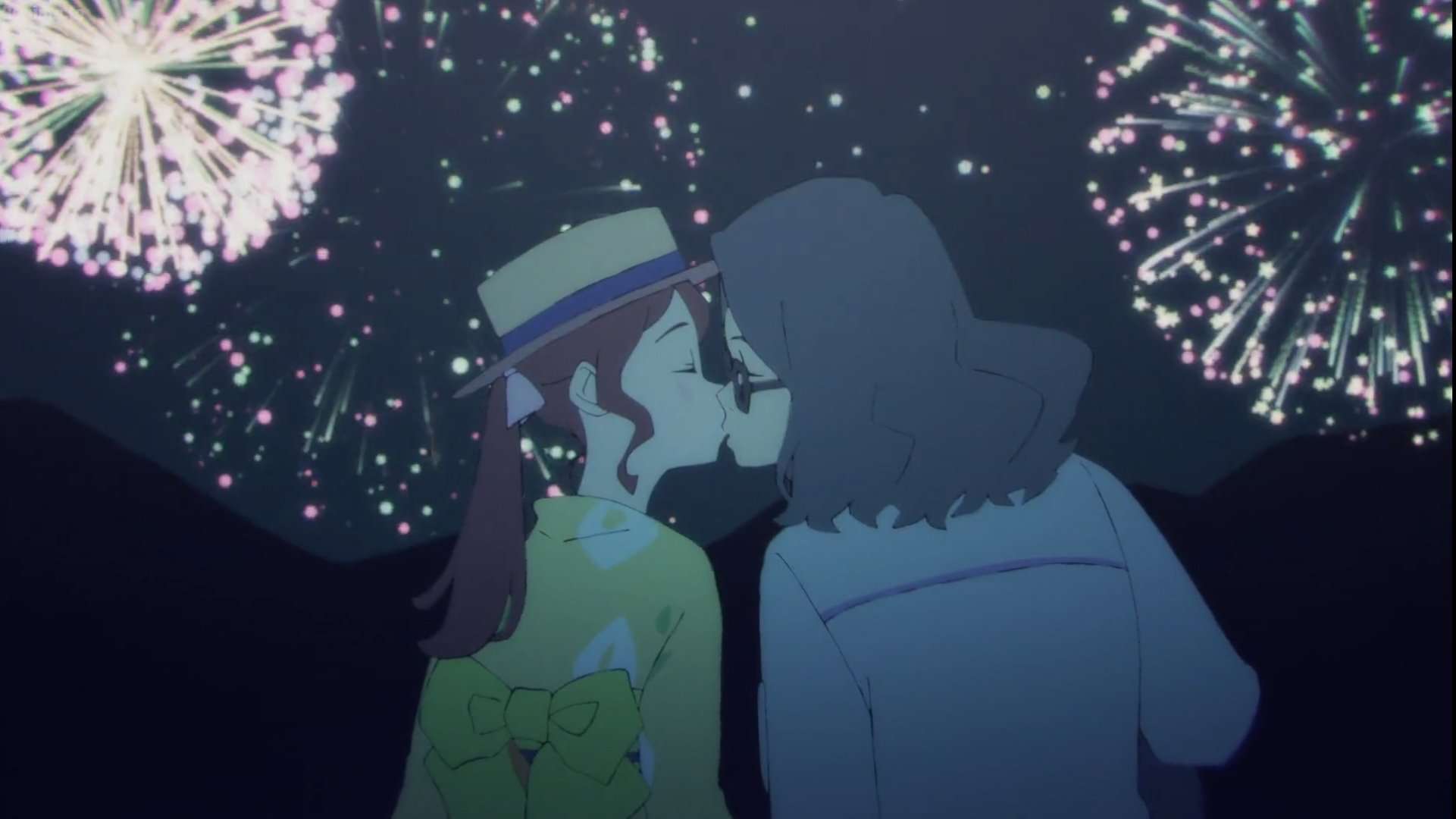 Sakura Fujiyama and Mr Fujiyama share a kiss