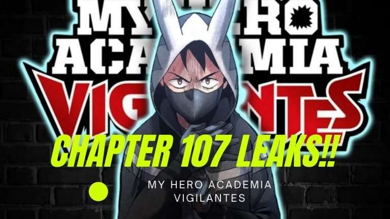 My Hero Academia: Vigilantes Chapter 107 Leaks and Preview!!