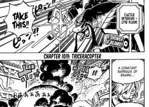 One Piece Chapter 1019 Triceracopter