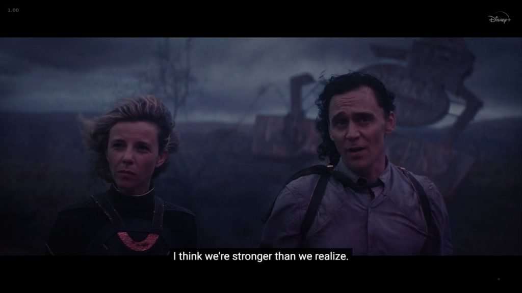 Sylvie saying we are stronger than we realize