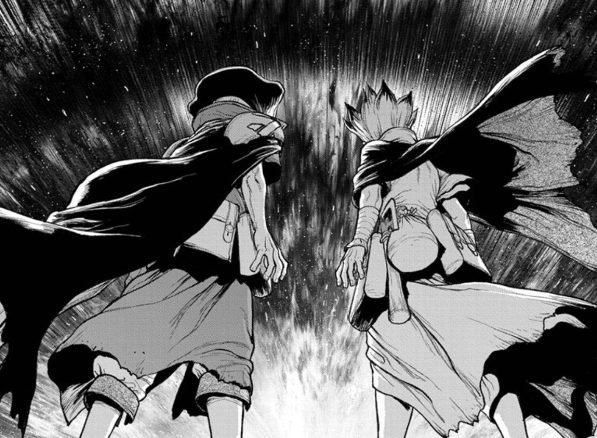Dr. Stone Senku and Gen