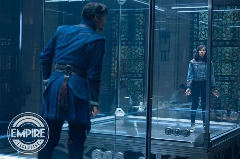 Doctor Strange In The Multiverse of Madness: New Pictures Shows Strange and America Chavez in a Tricky Situation