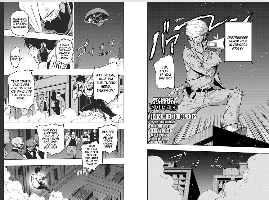 My Hero Academia Vigilantes, Chapter 122