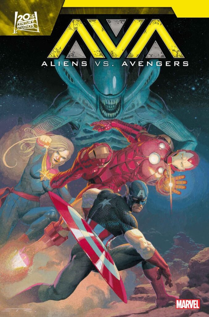 Marvel Aliens Vs. Avengers poster