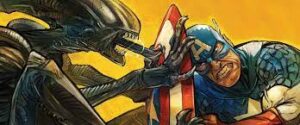 captain america vs aliens
