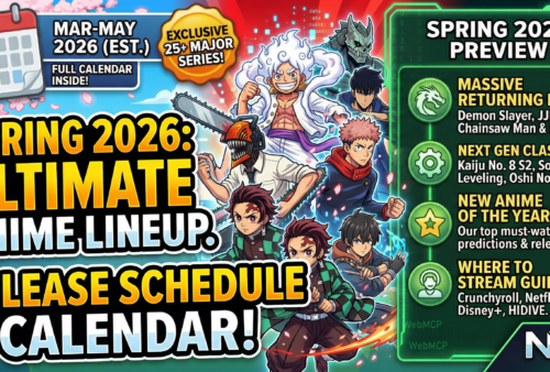 Spring 2026 Anime Release Calendar: Dates, Studios & Platforms at a Glance