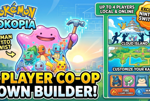 Pokémon Pokopia Switch 2 Gameplay & Multiplayer Limits Explained